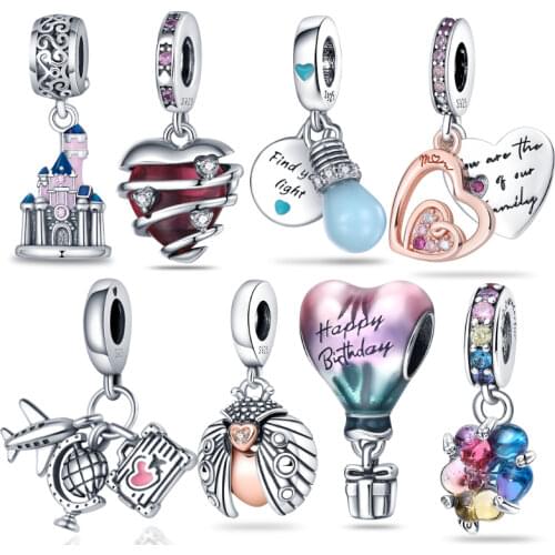 New100% Real 925 Sterling Silver Sta War Series Fit Original 3mm Bracelet&Bangle For Women Birthday Fashion Jewelry Gift