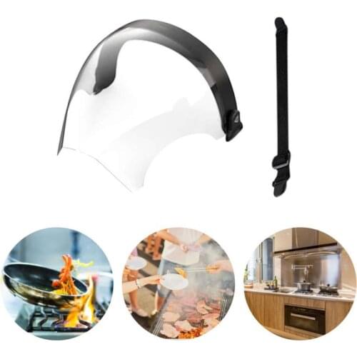 1pc Face Shield Oversize Protection Goggle Full Face Cover Transparent Sunglasses Outdoor Cycling Glasses Face Shield