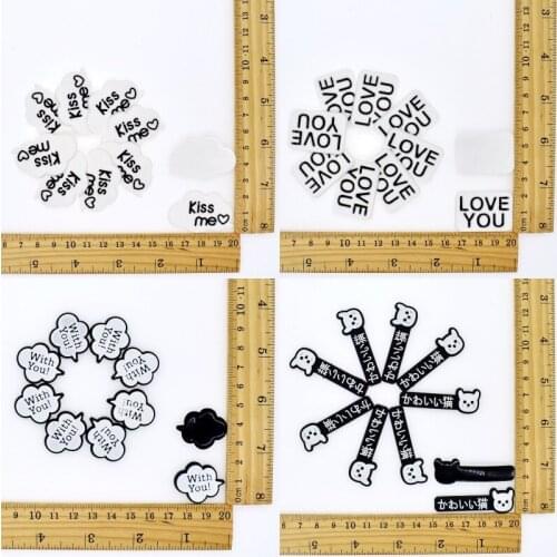 DIY Craft PVC Soft White Clouds Cat Logo Charms Fit Brooch/Cable Winder/Earphone/USB Charger/Bookmark/Ring/Glasses/Outfit