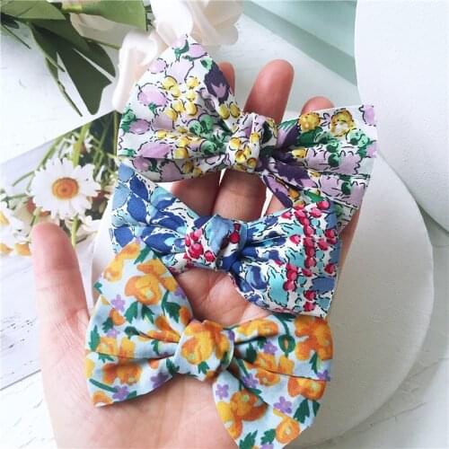 4.5*9cm 5pcs/lot flower cotton bow DIY Tie Shaped Appliques Satin Ribbon Bow Appliques Craft DIY Wedding Decoration