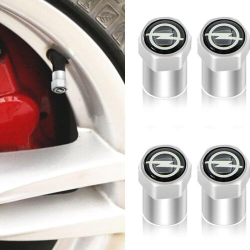 4pcs car tire wheel valve cap Car decoration cover for Opel Astra H G J Insignia Mokka Zafira Corsa Vectra C D car anti-dirty