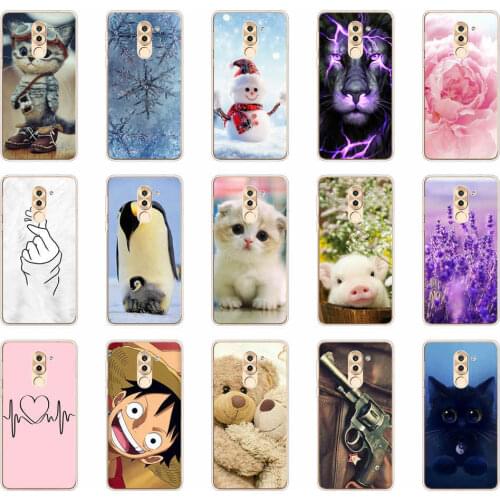 Case For Huawei Honor 6X Case Back Silicone Cover for Huawei GR5 2017 Cover Soft TPU Phone Shell for Huawei Honor 6X Coque