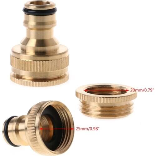 Brass Hose Tap Connector 4/6 Washing Machine Garden Irrigation Watering Fittings