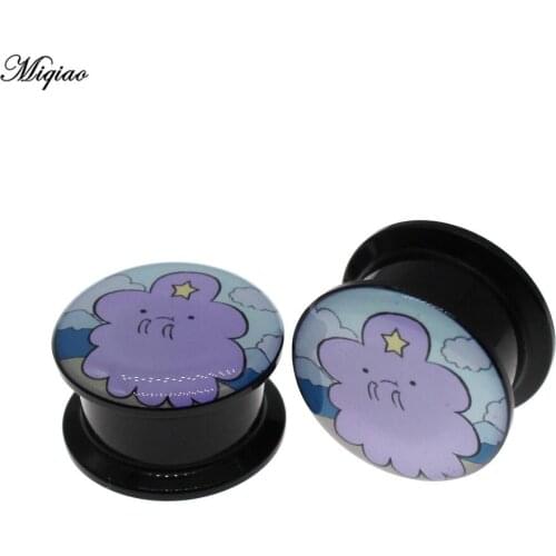 Miqiao 2pcs Hot Selling Popular Acrylic Ear Piercing 6mm-25mm Exquisite Piercing Jewelry