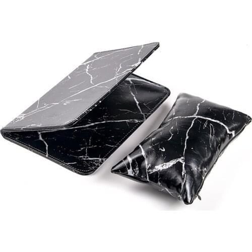 Marble Pu Leather Nail Art Hand Pillow Arm Rest Holder Pad Hand Rest Cushion Arm Holder Manicure Care Accessories