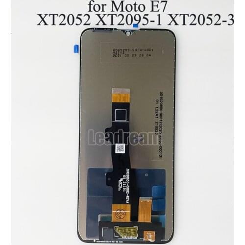 5Pcs Original LCD Display For Motorola Moto E7 lcd XT2052 XT2052-1 LCD with touch screen digitizer with frame
