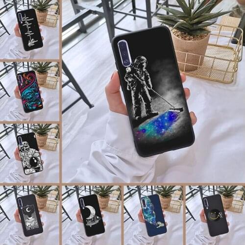 For Samsung Galaxy A10 A20 A30 A40 Case Silicone Soft Astronaut Space Star Back Cover For Samsung A80 A70 A60 A50 Phone Case