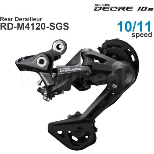 SHIMANO DEORE M4120 2x10v/11v Rear Derailleur - SHADOW RD - 2x10/11-speed Original parts
