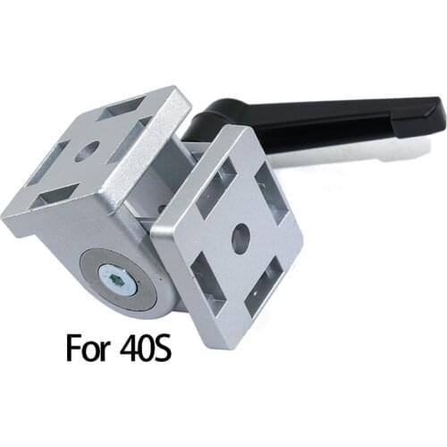 1pcs Die cast Zinc Alloy Flexible Pivot Joint Connector with Handle corner hinge for Aluminum Extrusion Profile 40 Series