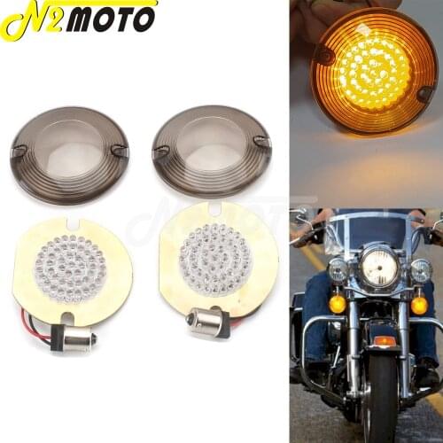 12V LED Turn Signal Light Indicator Blinker For Harley Road Electra Glide Standard Road King Classic FLHR FLTR FLHT FLHTC FLHRC