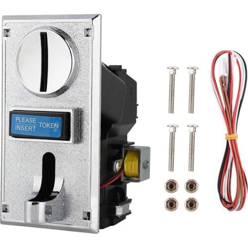 2020 Multi Coin Acceptor Electronic Roll Down Coin Acceptor Selector Mechanism Vending Machine Arcade Game Ticket