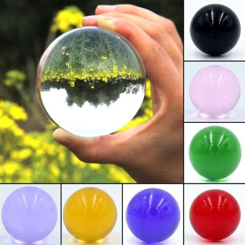 60mm Crystal Magic Ball Stand Base Glass Sphere Fengshui Paperweight Stone Ornaments Home Decoration Crafts Photography Props