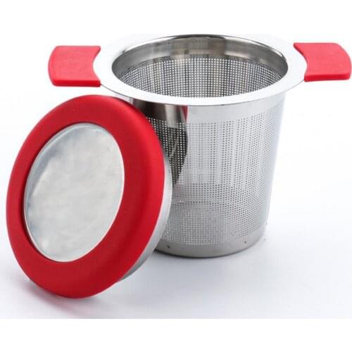60%HOTTea Strainer Eco-friendly Rust-proof Stainless Steel Extra Fine Mesh Tea Infuser for Home