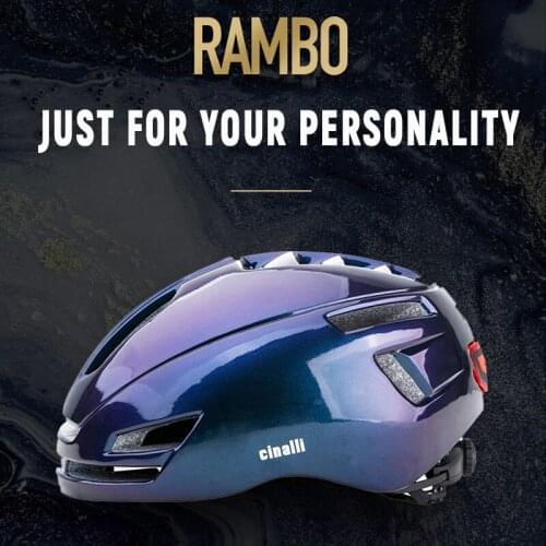 Cinelli Bike Cycling Helmet Motor Cycle Helmet Men Women MTV Bike Scooter Motorcycle USB Charging Warning Tail Light Helmets