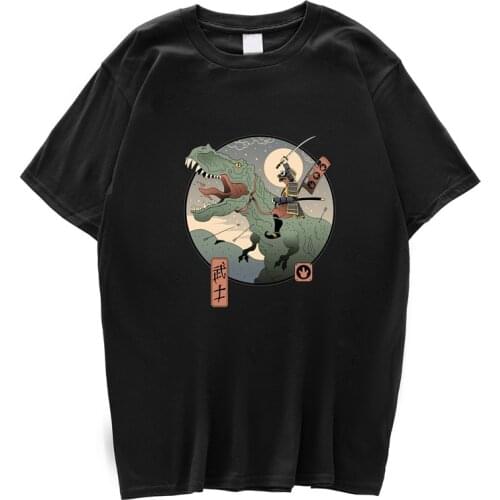 Samurai Harajuku T Shirt Men Strike First Strike Hard No Mercy Tshirt Shirts Cotton Summer Top Tshirts Short Sleeves Tees Black