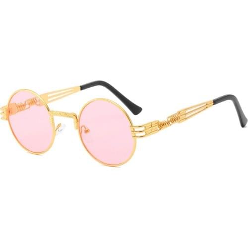 Higodoy2021 Trend Retro Sunglasses Classic Fashion Metal Round Frame Women Sun glasses Men Outdoor Mirror Brand Design Uv400