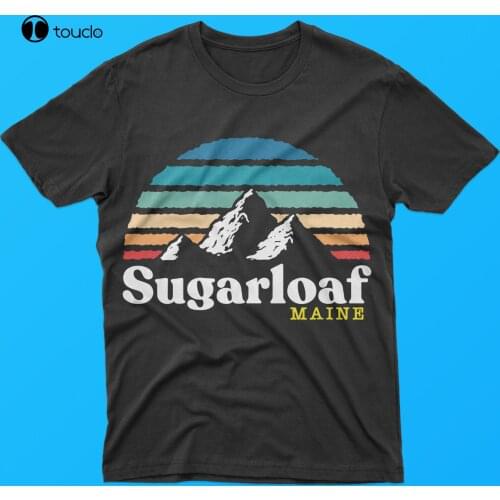 New Sugarloaf, Maine - Usa Ski Resort 1980S Retro T-Shirt Tee Shirt S-5Xl