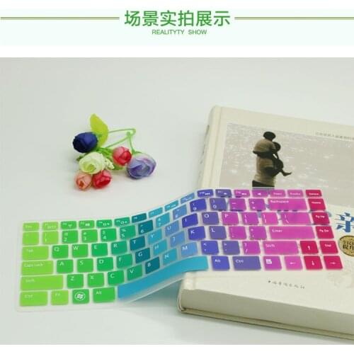 NEW Silicone Keyboard Skin Cover Protector For Dell New Inspiron 14R N4110 N4120 N4050 14V 14VR 14RR 13Z M411R M4040 M4110 7520