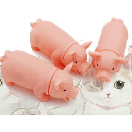 New Style Funny Creative Cute Doll Exquisite Funny Sound Screaming Pig Toy for Dog Puzzle Toys Supplies Accessories Goods