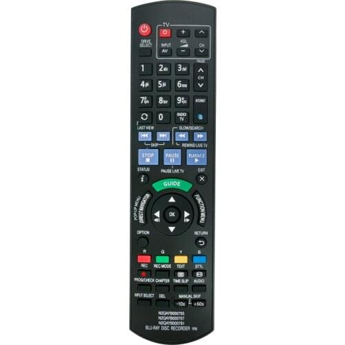 New N2QAYB000755 remote control substitute for N2QAYB000757 and N2QAYB000781 for PANASONIC VIDEO RECORDER DMRHW220 DMR-HW220