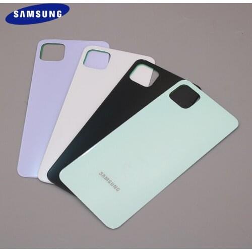 Original Battery Back Cover Door Rear Housing Case Replacement Part For Samsung Galaxy A22 5G A226 With Logo + Adhesive Sticker