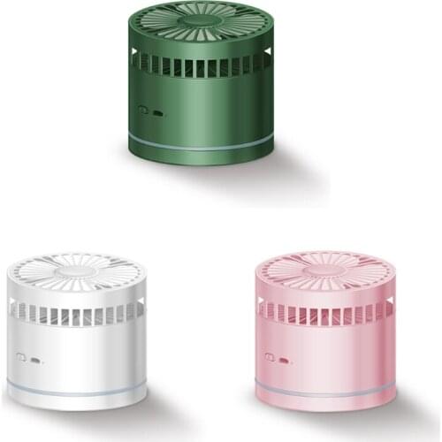 Portable Folding Telescopic USB Rechargable Desk Fan Lamp Humidifying Hydrating Water Spray Fan Air Humidifier N0PF