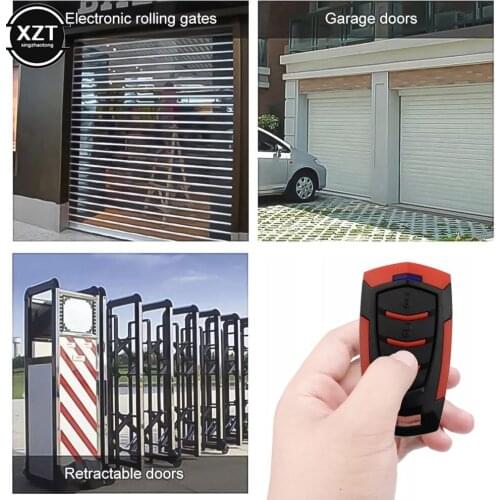 Electric Garage Door Remote Control 433MHZ A B C D 4 Button Key Copy Code mini Wireless Remote Controller For Home Car Led Lamp