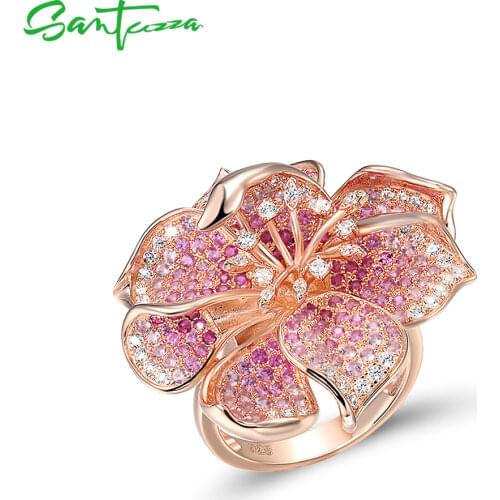 Кольца с сапфирами SANTUZZA China At AliExpress