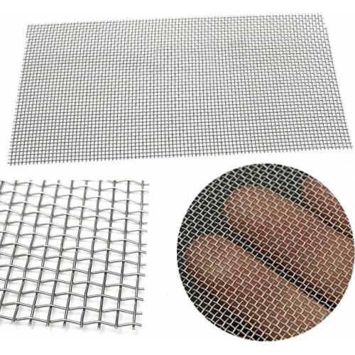 Stainless Steel 5/8/20/30/40 Mesh Woven Cloth Screen Wire Filter Sheet 6x12
