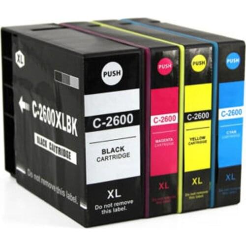 Compatible for Ink PGI2600XL PGI 2600XL BK/C/M/Y for Canon Maxify MB5060 MB5360 IB4060 Printer inkjet