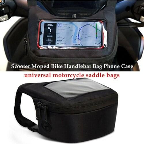 Universal Motorcycle Scooter Moped Handlebar Bag Phone Case Pocket Wallet Pouch
