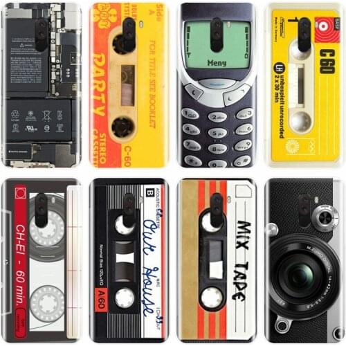 Vintage Tape Camera Gameboy Soft Silicone TPU Phone Case For Redmi 4 4A 4X 5 5X 5PLUS 6 6A 7 6pro NOTE 4 5 6 5A 5 NOTE 5 6 PRO