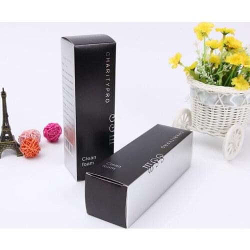 Customized cosmetic packing decorative small paper box with logo printing perfume clamshell packing box ---PX11742