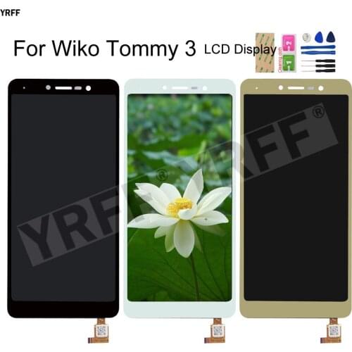 For Wiko Tommy 3 LCD Screens W_K600 LCD Display Touch Screen Digitizer Assembly Panel Sensor Phone Repair Sets Free Ship