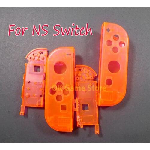 1set Transparent shell Case For Nintendo Switch Joy Con Replacement Housing Shell Cover for NS NX JoyCons Controller clear Case