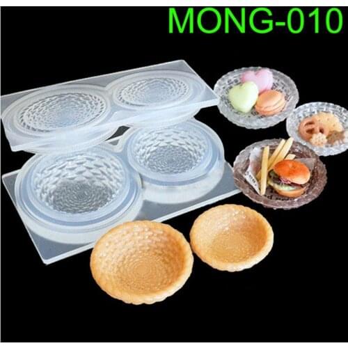 1 Set Mini Size Round Straw Bowls Resin Silicone Molds Epoxy Resin Jewelry Tools