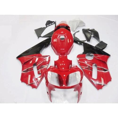 2021 WHSC best Motorcycle ABS Plastic Fairing Kit For KAWASAKI 12R 2000 Red
