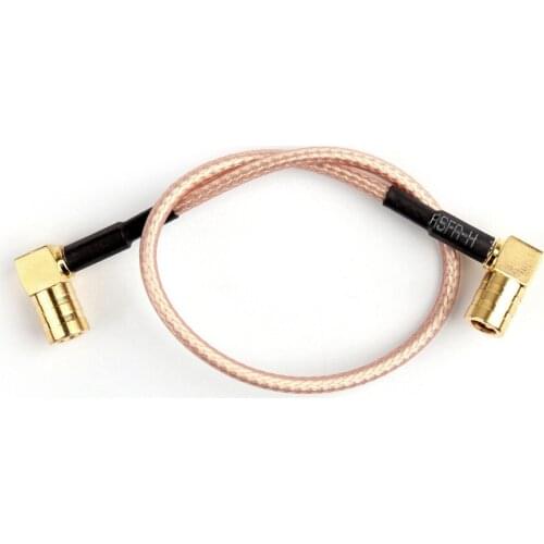 Areyourshop RG316 Cable SMB Female to SMB Female Right Angle 90 RF Pigtail Jumper RG316 Cable 50 ohm Plug Jack Wholesale 1/4PCS