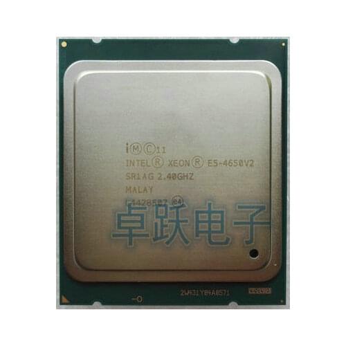 E5-4650V2 Original Intel Xeon E5 4650V2 2.4GHZ 10-Cores 25MB SmartCache E5 4650 V2 FCLGA2011 95W free shipping
