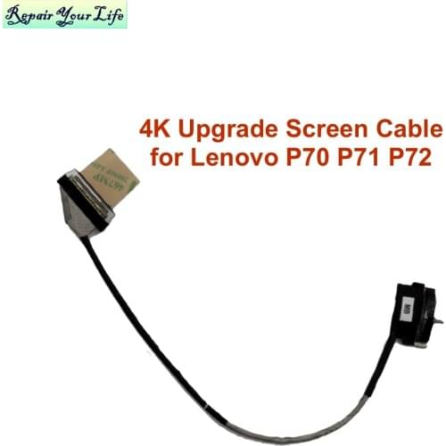 EP720 EDP UHD CABLE DC02C00CU10 For Lenovo ThinkPad P72 P71 P70 4K Upgrade Screen Cables LVDS Flex 40 PINS DC02C00AN10 01YU259