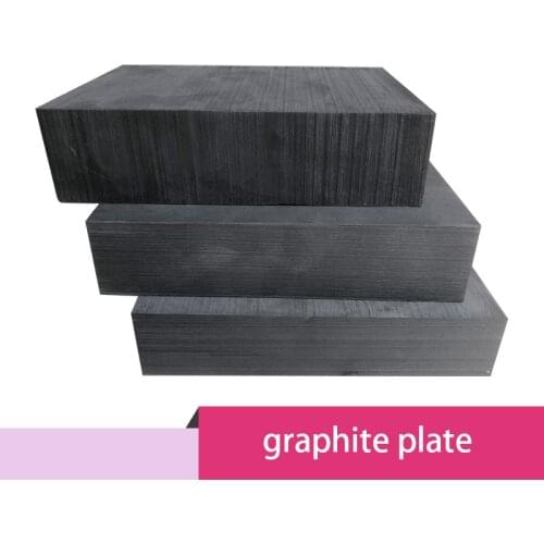 High purity graphite electrode plate 100*100mm