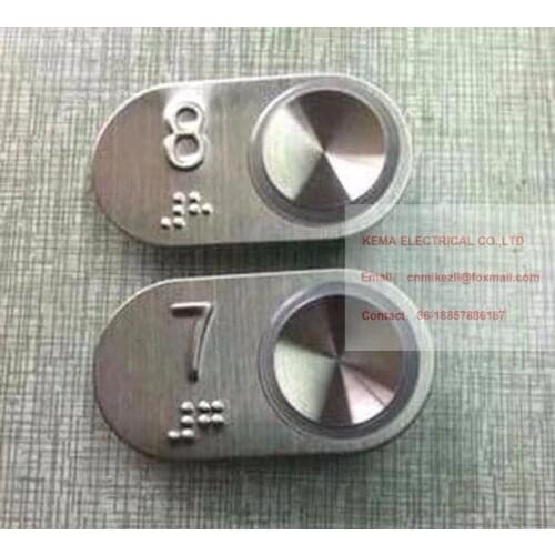 BR27C elevator button, stainless steel lift button MTD228, elevator push button with plate BA590