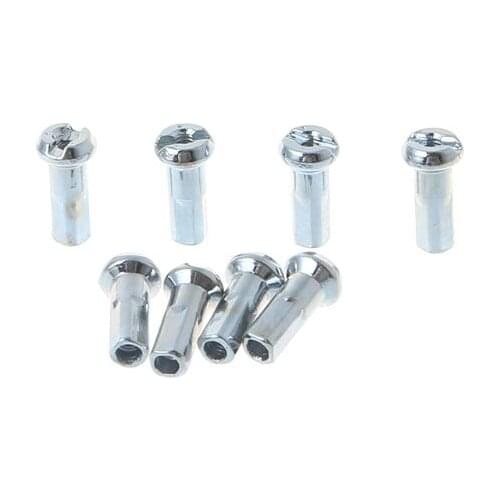 50 Pcs/Set Bicycle Spoke Cap 14G 12mm Steel Metal Cover MTB Bike Parts Fixed Gear Folding Bikes Universal Practical