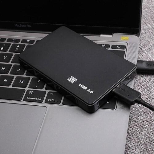 USB3.0 Mobile HDD Enclosure Hard Disk Box External Screw Free Design Black Hard Drive Case Mobile HDD Box For Laptop Notebook