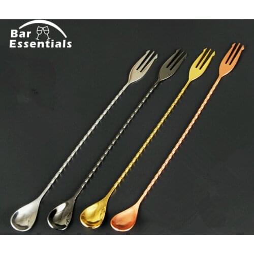 300mm Home Bar Cocktail Drink Mixer Muddler Stirrer Stirring Mixing Spoon Ladle