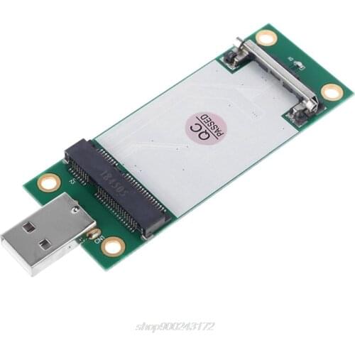 Mini PCI-e Wireless WWAN to USB Adapter Card With Slot SIM Card for huawei F17 21 Dropshipping