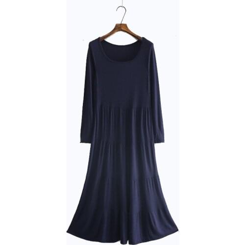 Sleepwear Summer New Nightgown Night Dress Nighties For Women Sleeping Dresses Modal Cotton Nightwear Women Plus Size Gown