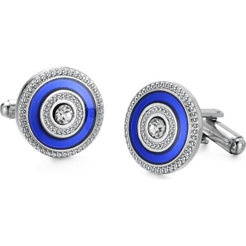 The new design style fashion crystal Cufflinks senior lawyer Suit Cufflinks buttons, 1 double free delivery