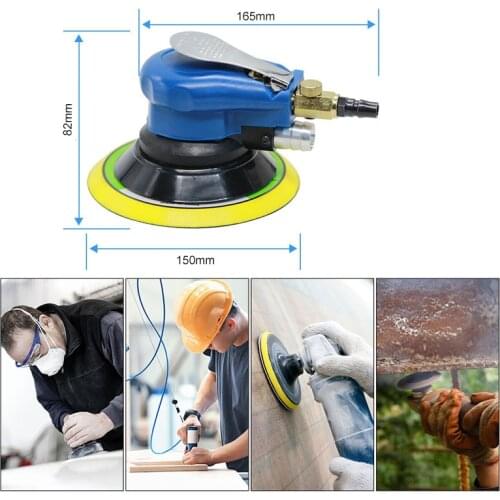 6 inches pneumatic polishing machine car polishers pneumatic sander air Eccentric orbital sander tool