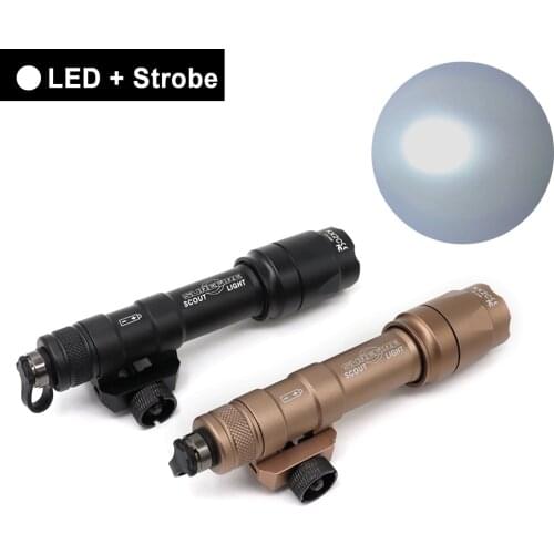 Airsoft Surefir M600C Weapon Tactical Scout Light LED 360 LumenTactical Rifle Flashlight with Strobe Flashlight Function